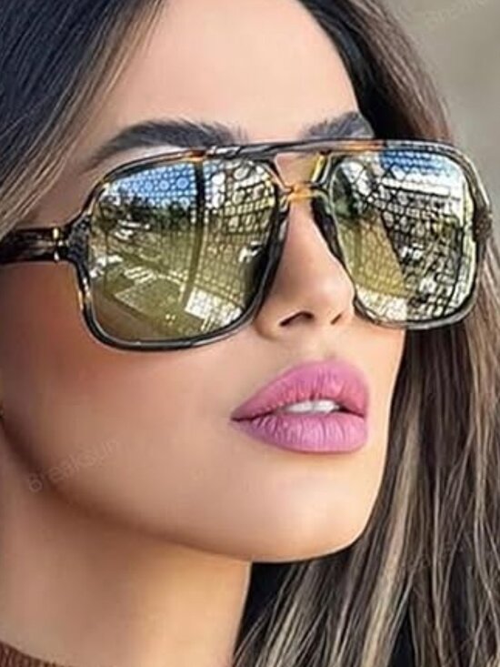 Vintage Green Sunglasses main image 8